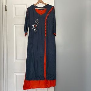 Indian Pakistani Punjabi style cotton dress